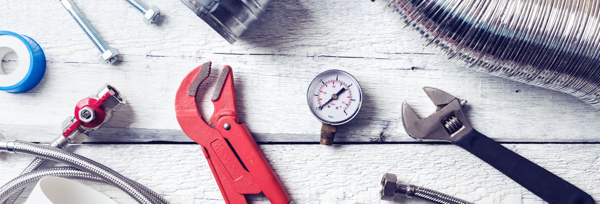 tools on a table