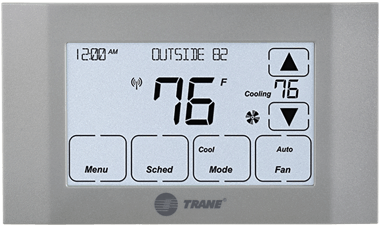 Trane XR724 thermostat.