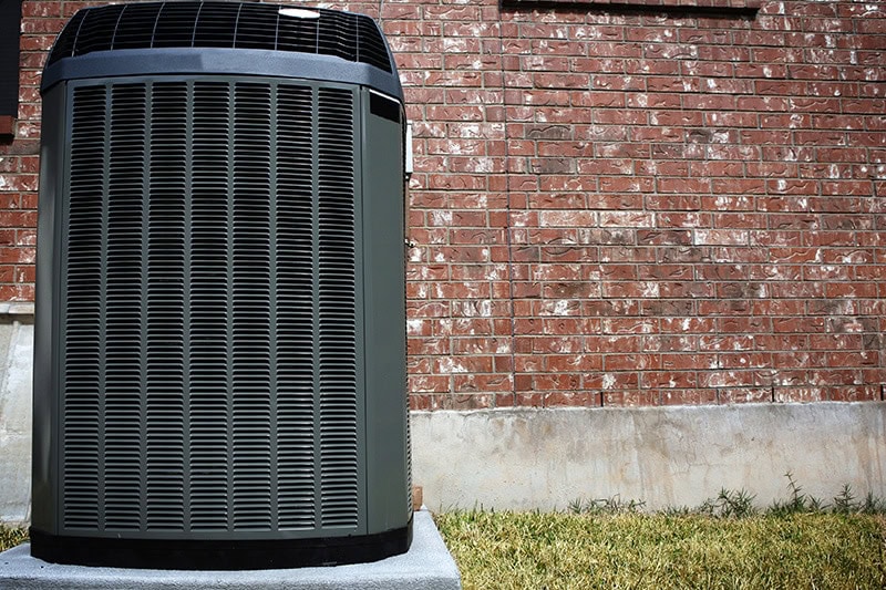 Heat pump in a atria in Weiser